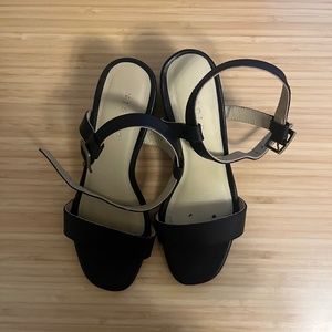 Nisolo Lucia Block Heel Sandal Black Size 6